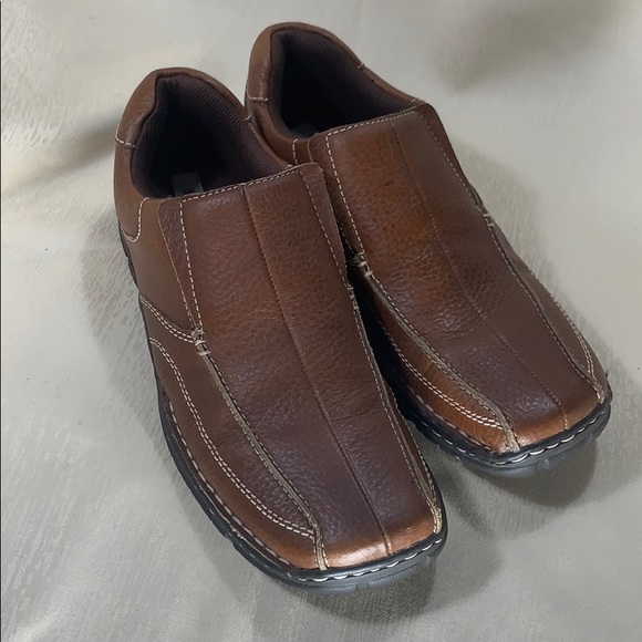 Steve Madden Leather Slip On Loafers-Size 10